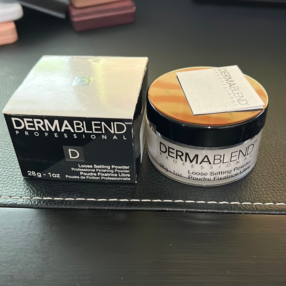 One derma blend loose setting powder